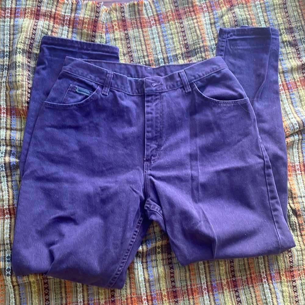 Vintage Purple Wrangler Jeans 12x32